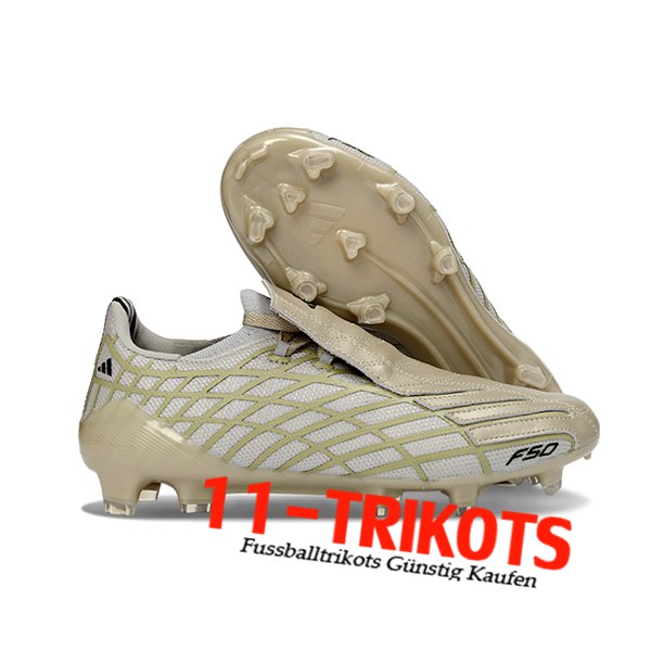 Adidas Fussballschuhe F50 Elite FG Braun/Grau