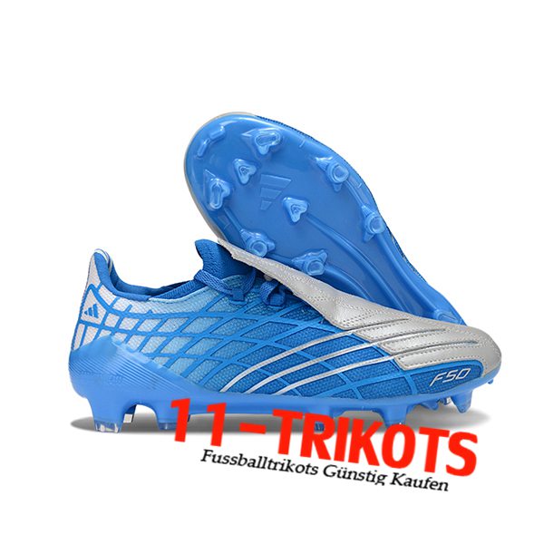 Adidas Fussballschuhe F50 Elite FG Blau/Grau