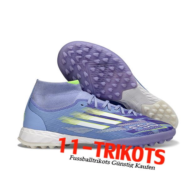 Adidas Fussballschuhe F50 Sparkfusion League TF Blau/lila