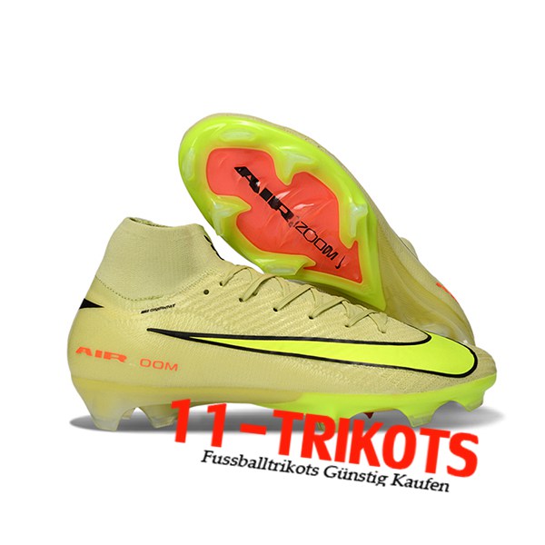Nike Fussballschuhe Air Zoom Mercurial Superfly IIX Elite FG Grün Nike Fussballschuhe Air Zoom Mercurial Superfly IIX Elite FG Grün
