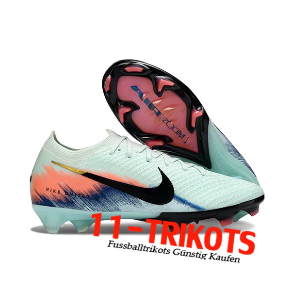 Nike Fussballschuhe AIR Zoom Mercurial Vapor 16 Elite XXV FG Grün/Schwarz/Orange