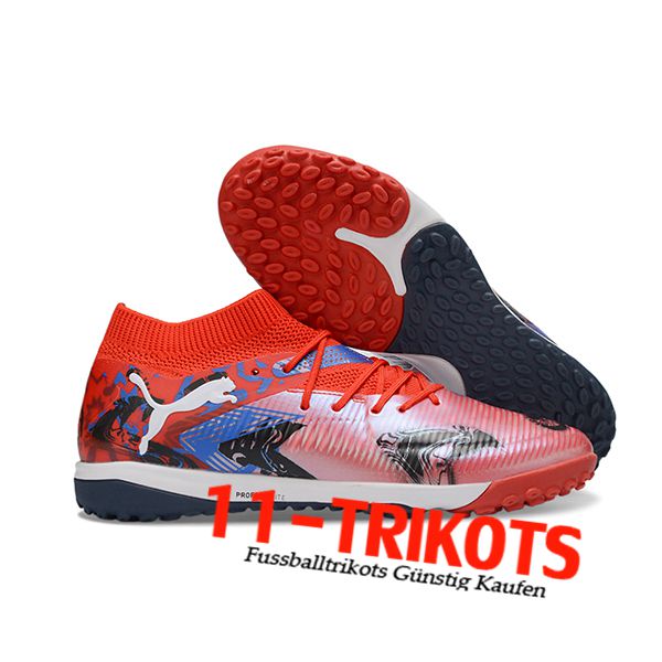 PUMA Fussballschuhe FUTURE 8 ULTIMATE TF Rot/Schwarz/Blau PUMA Fussballschuhe FUTURE 8 ULTIMATE TF Rot/Schwarz/Blau