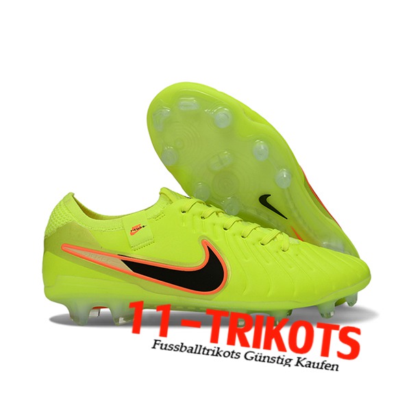 Nike Fussballschuhe Tiempo Legend X Elite FG Grün/Schwarz Nike Fussballschuhe Tiempo Legend X Elite FG Grün/Schwarz