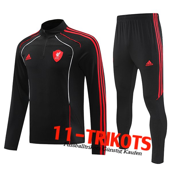 FC Liverpool Trainingsanzug Schwarz/Rot 2025/2026