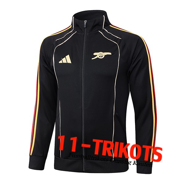 Arsenal Trainingsjacke Schwarz/Rot/Gelb 2025/2026
