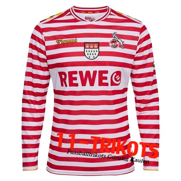 FC Koln Langarms Fussball Trikots Special Edition Rot 2025/2026