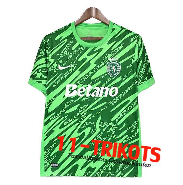 Sporting Fussball Trikots Torhuter Grün 2025/2026