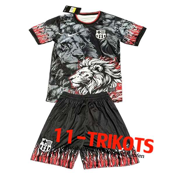 Barcelona Kinder Fussball Trikots Special Edition Schwarz 2025/2026