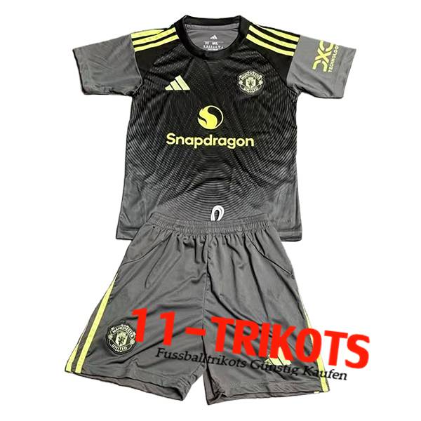 Manchester United Kinder Fussball Trikots Special Edition Schwarz 2025/2026 Manchester United Kinder Fussball Trikots Special Edition Schwarz 2025/2026