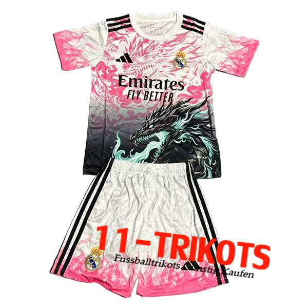Real Madrid Kinder Fussball Trikots Special Edition Rosa 2025/2026
