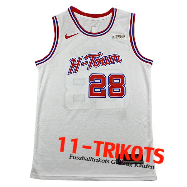 Houston Rockets Trikot (SENGUN #28) 2025/26 Weiß/Rot