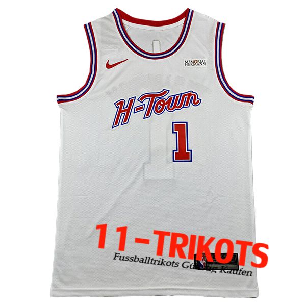 Houston Rockets Trikot (THOMPSON #1) 2025/26 Weiß/Rot
