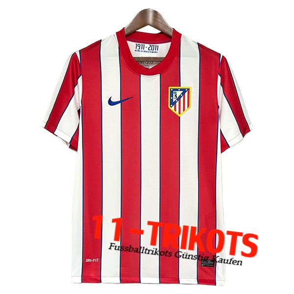 Atletico Madrid Retro Heimtrikot 2011/2012 Atletico Madrid Retro Heimtrikot 2011/2012