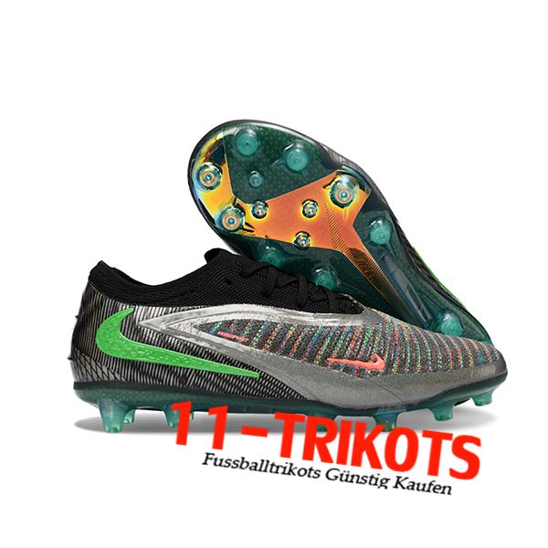 Nike Fussballschuhe Phantom GX III Elite AG Schwarz/Grau/Grün