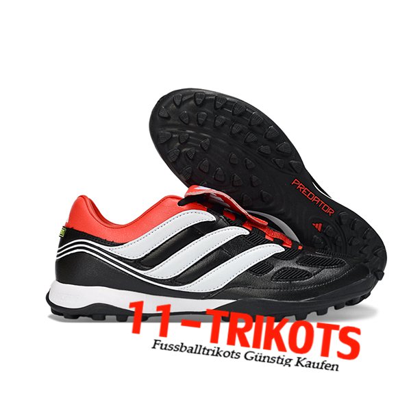 Adidas Fussballschuhe PREDATOR LEAGUE FT TURF Schwarz/Weiß/Orange -02