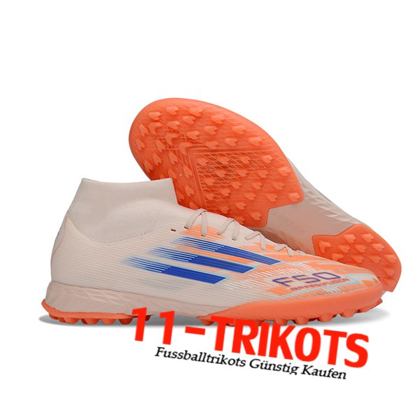 Adidas Fussballschuhe F50 Sparkfusion League TF Orange/Blau -02