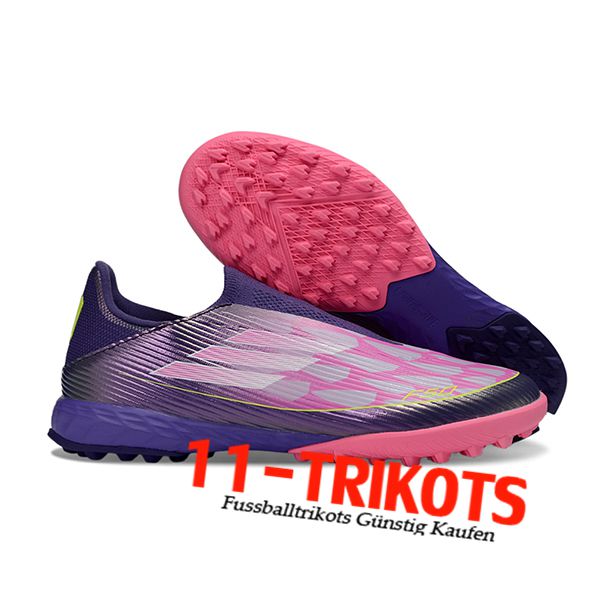 Adidas Fussballschuhe F50 Pro Laceless TF lila/Rosa