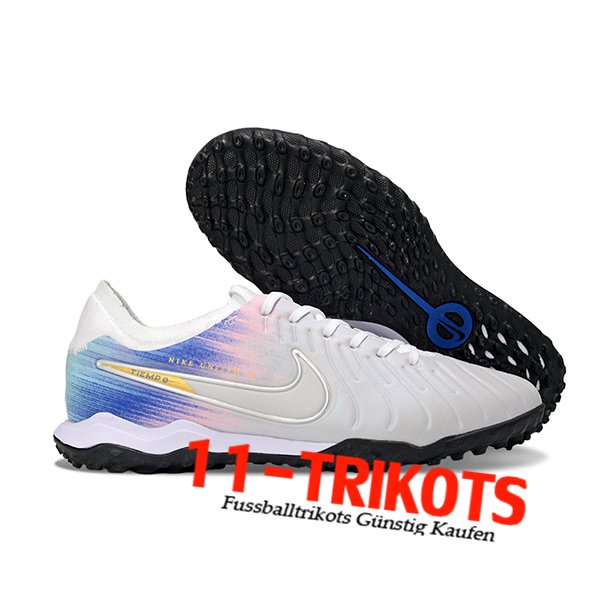 Nike Fussballschuhe Tiempo Legend X PRO TF Grau/Blau/Rosa Nike Fussballschuhe Tiempo Legend X PRO TF Grau/Blau/Rosa