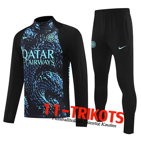 Inter Milan Trainingsanzug Schwarz/Blau 2025/2026 -02 Inter Milan Trainingsanzug Schwarz/Blau 2025/2026 -02