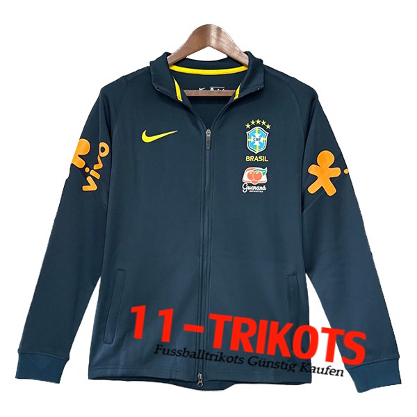 Brasilien Trainingsjacke Dunkelblau 2025/2026