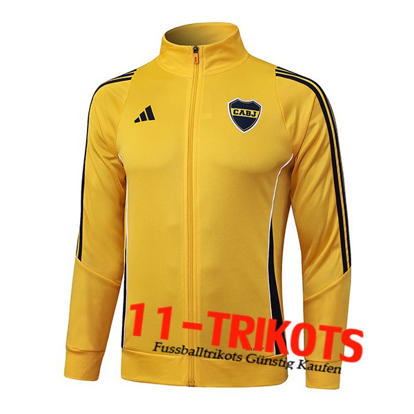 Boca Juniors Trainingsjacke Gelb/Schwarz 2025/2026 -02