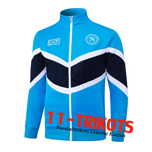 SSC Neapel Trainingsjacke Blau/Weiß 2025/2026