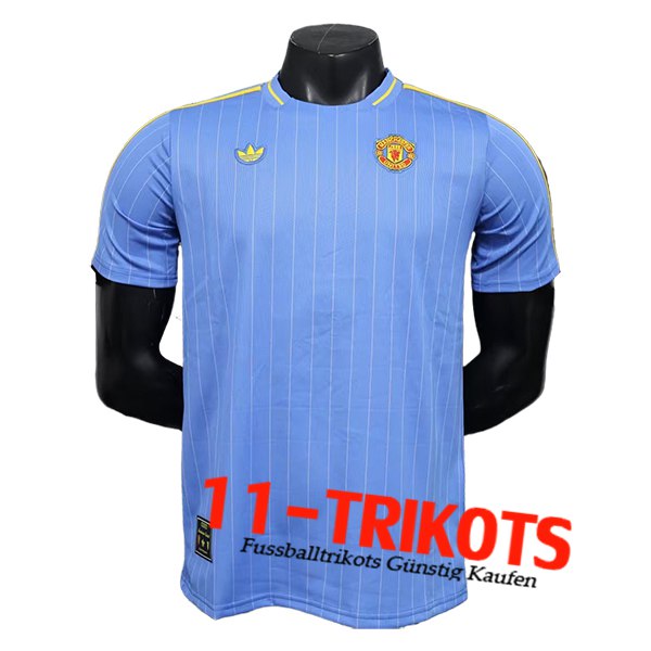 Manchester United Fussball Trikots Special Edition Blau 2025/2026