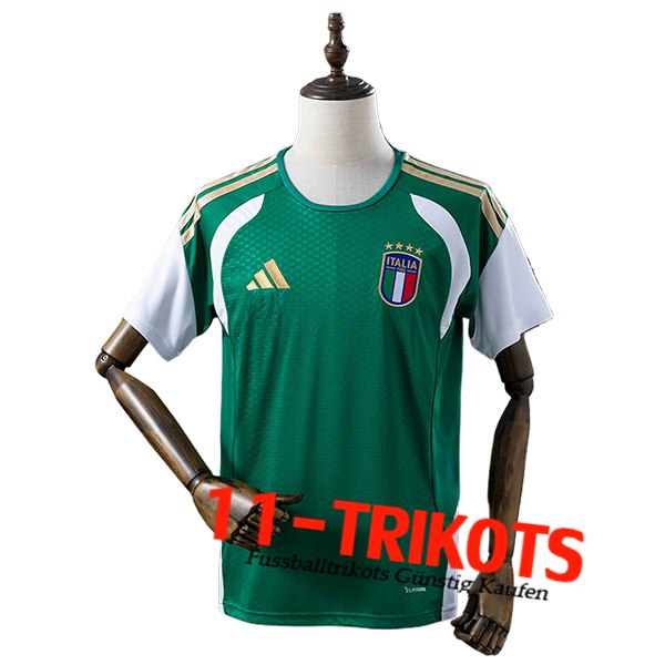 Italien Trainingstrikot Grün/Weiß/Gelb 2025/2026 Italien Trainingstrikot Grün/Weiß/Gelb 2025/2026