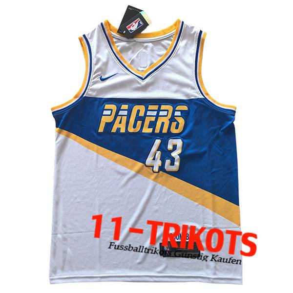 Indiana Pacers (SIAKAM #43) 2025/26 Weiß/Blau/Gelb