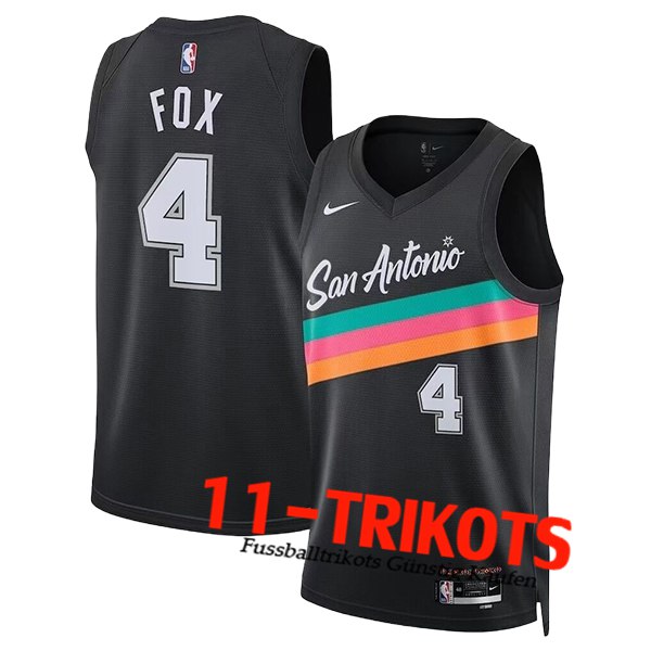 San Antonio Spurs (FOX #4) 2025/26 Schwarz San Antonio Spurs (FOX #4) 2025/26 Schwarz
