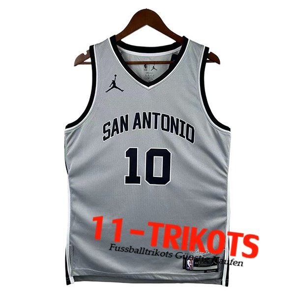 San Antonio Spurs (SOCHAN #10) 2025/26 Grau/Schwarz San Antonio Spurs (SOCHAN #10) 2025/26 Grau/Schwarz