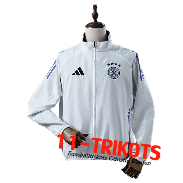 Deutschland Windjacke Weiß/lila 2025/2026