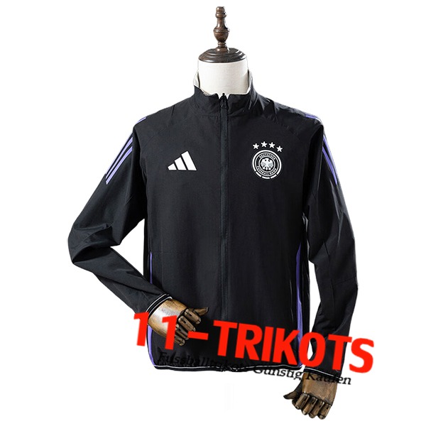 Deutschland Windjacke Schwarz/lila 2025/2026