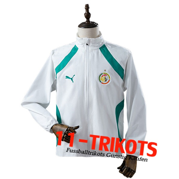 Senegal Windjacke Weiß/Grün 2025/2026