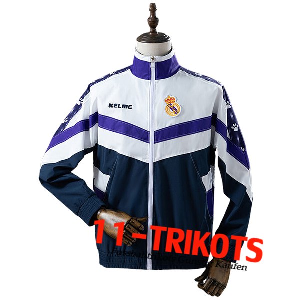 Real Madrid Windjacke Blau/Weiß/lila 2025/2026