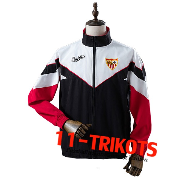 Seville Windjacke Schwarz/Weiß/Rot 2025/2026