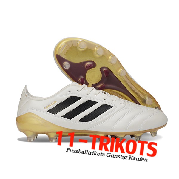 Copa Fussballschuhe ICON II FG/AG Weiß/Schwarz/Gelb