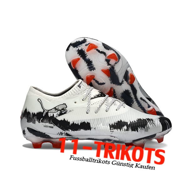 PUMA Fussballschuhe FUTURE 8 ULTIMATE FG/AG Weiß/Schwarz/Grau PUMA Fussballschuhe FUTURE 8 ULTIMATE FG/AG Weiß/Schwarz/Grau