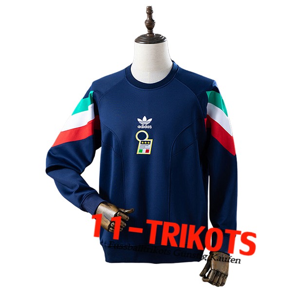 Italien Training Sweatshirt Dunkelblau 2025/2026