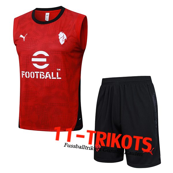 AC Milan Tanktoppakken Rood/Zwart 2025/2026 AC Milan Tanktoppakken Rood/Zwart 2025/2026