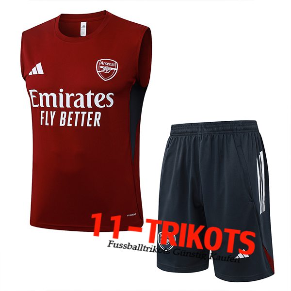 Arsenal Tanktoppakken Rood/Zwart 2025/2026