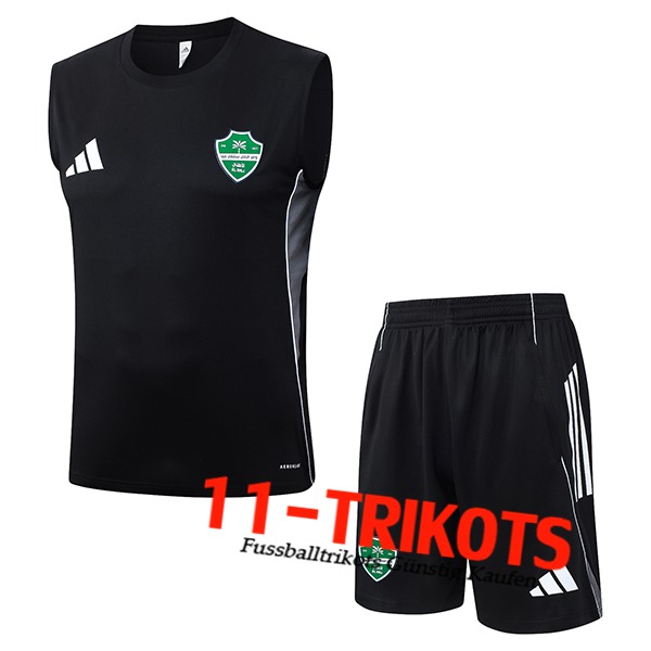 Al-Ahli Tanktoppakken Zwart 2025/2026