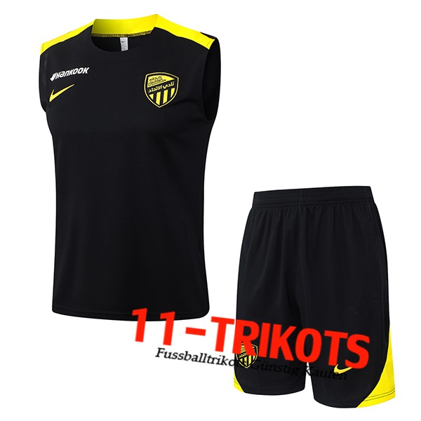 Al-Ittihad Tanktoppakken Zwart/Geel 2025/2026