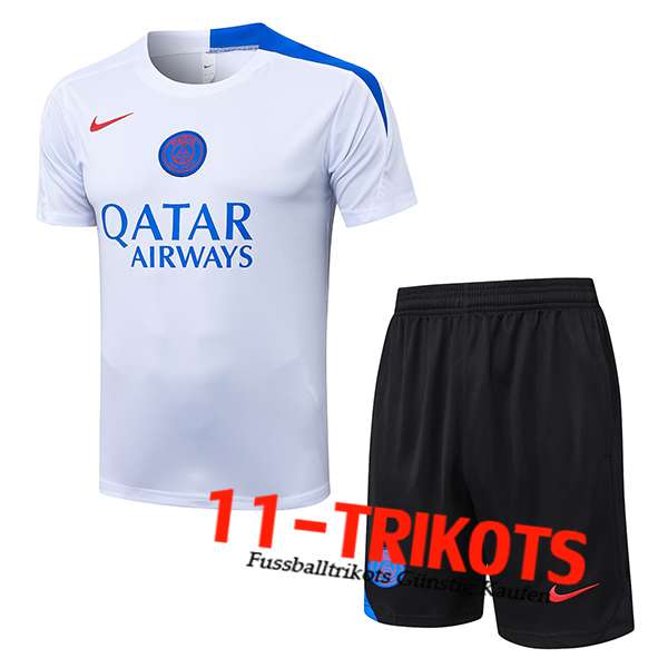 PSG Training T-Shirt Wit/Blauw 2025/2026