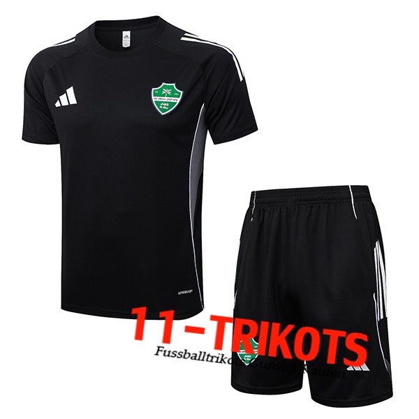 Al-Ahli Training T-Shirt Zwart 2025/2026