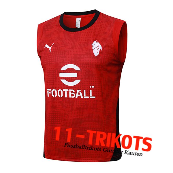 AC Milan Tanktops Rood/Zwart 2025/2026 AC Milan Tanktops Rood/Zwart 2025/2026