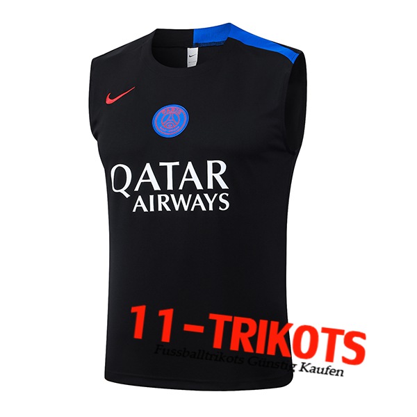 PSG Tanktops Zwart/Blauw 2025/2026