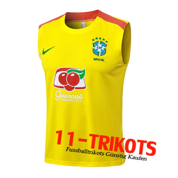 Brazilië Tanktops Geel/Oranje 2025/2026