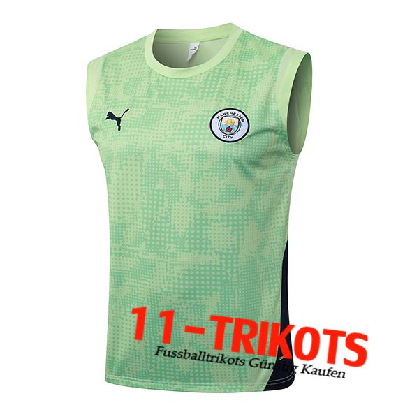 Manchester City Tanktops Groente/Blauw 2025/2026
