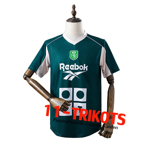 Sporting Lisbon Training T-Shirt Groente/Wit 2025/2026